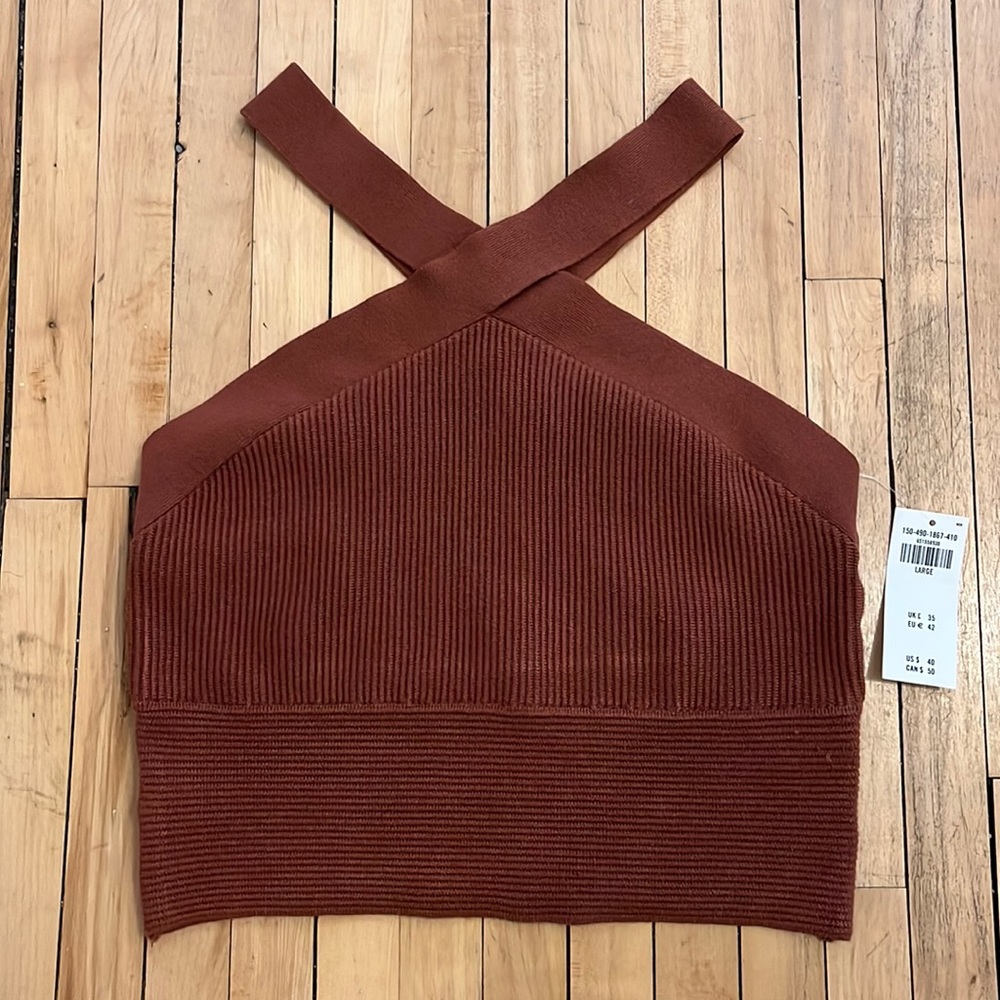 Abercrombie Ottoman Rib Twist Tank